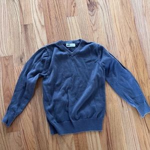 H & M gray V-neck sweater. Kids size 6